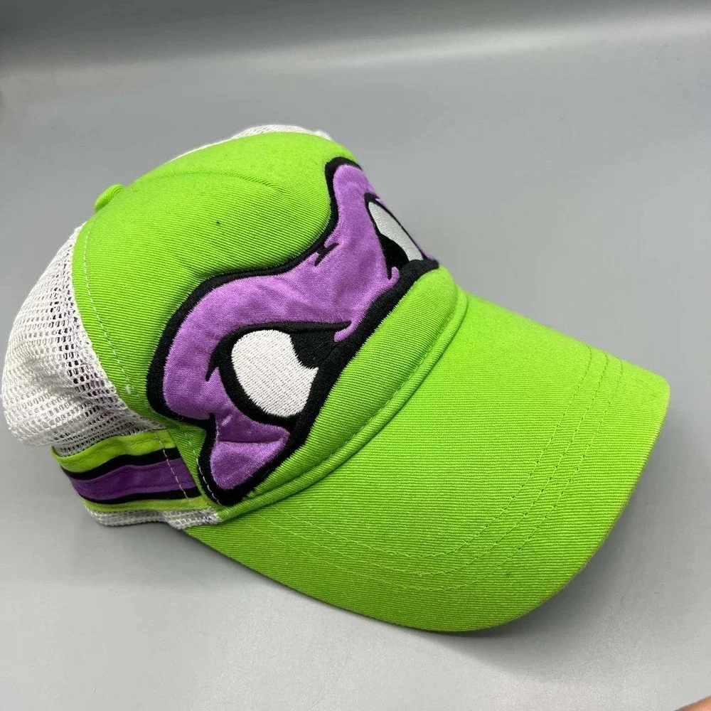 Donatello Teenage Mutant Ninja Turtles Trucker Hat Youth Green Snap Back‎ Cap